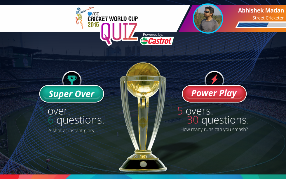 ICC Worldcup Quiz